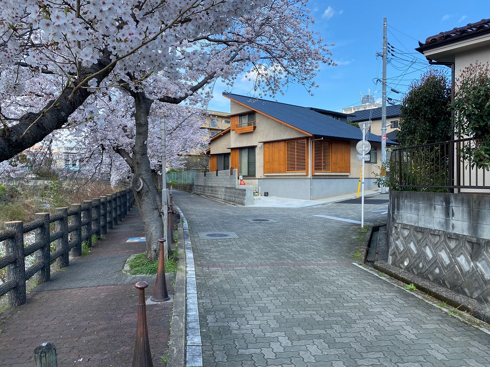 平屋＋ロフトならではの片流れの大屋根