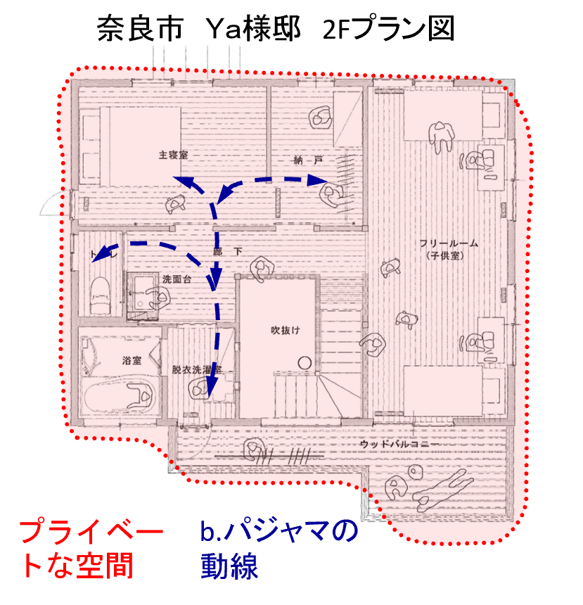 奈良市 Ya様邸 2階プラン図