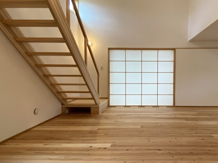 緩やかな階段