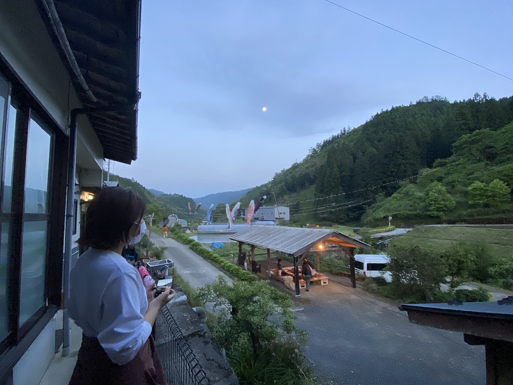 森林組合や伐採だけではない、地のものをいただき、民宿に泊まり梼原を体感する2日間にもなる